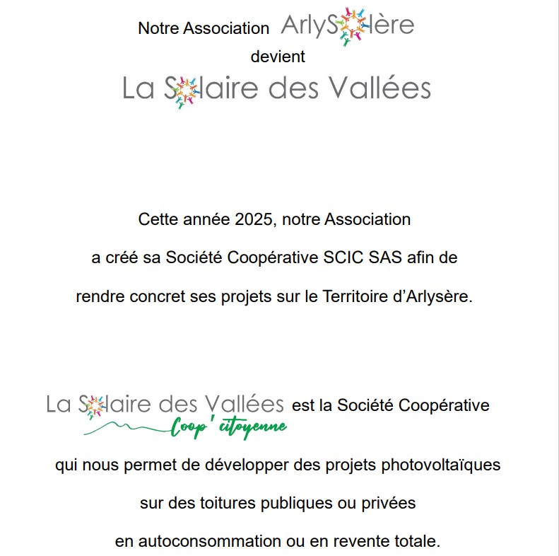 changement de nom la solaire des vallée